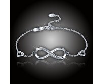 Elanis Jewel Stříbrný náramek Infinity Love SNARINLO3