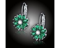 Elanis Jewel Náušnice Brillance Marquise Smaragd Green BRMQS