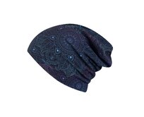 Ebbie Bavlněná čepice Beanie - TEMNÁ MANDALA Velikost: 2-4 2-4