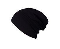 Ebbie Bavlněná čepice Beanie - ČERNÁ Velikost: 54 54