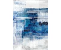 Dekoria Obraz na plátně Blue Abstract, 70 x 100 cm