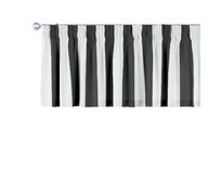 Dekoria Lambrekin na řasící pásce, pruhy černo-bílé, 390 x 40 cm, Comics, 137-53