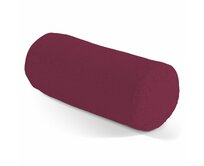 Dekoria Válec s čelními záložkami, Plum švestková, Ø 20 x 50 cm, Cotton Panama, 702-32