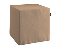 Dekoria Sedák Cube - kostka pevná 40x40x40, béžová, 40 x 40 x 40 cm, Quadro, 136-09