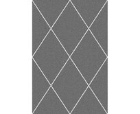 Dekoria Koberec Morocco Royal Rhombs dark grey/cream 160x230cm, 160 x 230 cm