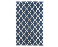 Dekoria Koberec Cottage blue/ wool 160x230cm, 160 x 230 cm