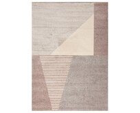 Dekoria Koberec Sevilla paper white/dusty rose 160x230cm, 160x230cm