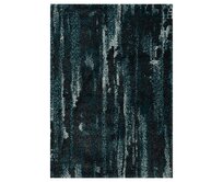 Dekoria Koberec Softness near black/peacock blue 120x160cm, 120x160cm