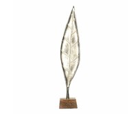 Dekoria Dekorace Silver Leaf II 65cm, 14 x 12 x 65 cm