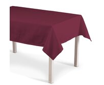 Dekoria Ubrus obdélníkový, Plum švestková, 130 x 130 cm, Cotton Panama, 702-32