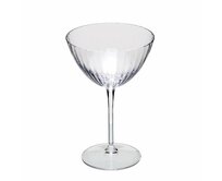 Dekoria Sklenice na martini Ottico 4ks 220ml, 10 x 7 x 15 cm