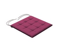 Dekoria Sedák Karel 40x40x3,5cm, Plum švestková, 40 x 40 x 3,5 cm, Cotton Panama, 702-32