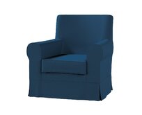 Dekoria Potah na křeslo IKEA Ektorp Jennylund, Ocean blue mořská modrá, kØeslo Ektorp Jennylund, Cotton Panama, 702-48