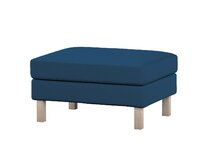 Dekoria Potah na podnožku IKEA Karlstad, Ocean blue mořská modrá, potah na podnožku Karlstad, Cotton Panama, 702-48