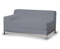 Dekoria Potah na pohovku IKEA , levé provedení Kramfors 2-místná, Slade Grey - šedá, pohovka Kramfors, Cotton Panama, 702-46