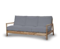 Dekoria Potah na pohovku IKEA  Lillberg 3-místná nerozkládací, Slade Grey - šedá, pohovka Lillberg 3-místná, Cotton Panama, 702-46