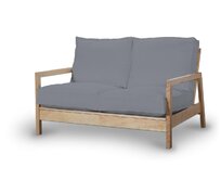 Dekoria Potah na pohovku IKEA  Lillberg 2-místná nerozkládací, Slade Grey - šedá, pohovka Lillberg 2-místná, Cotton Panama, 702-46