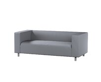 Dekoria Potah na pohovku IKEA  Klippan 2-místná, Slade Grey - šedá, pohovka Klippan 2-místná, Cotton Panama, 702-46