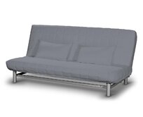 Dekoria Potah na pohovku IKEA  Beddinge krátký, Slade Grey - šedá, potah na pohovku + 2 polštáře, Cotton Panama, 702-46