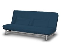 Dekoria Potah na pohovku IKEA  Beddinge krátký, Ocean blue mořská modrá, potah na pohovku + 2 polštáře, Cotton Panama, 702-48