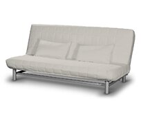 Dekoria Potah na pohovku IKEA  Beddinge krátký, Silver stříbrošedá, potah na pohovku + 2 polštáře, Cotton Panama, 702-45