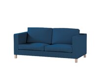 Dekoria Potah na pohovku IKEA  Karlanda rozkládací, krátký, Ocean blue mořská modrá, pohovka Karlanda rozkládací, Cotton Panama, 702-48