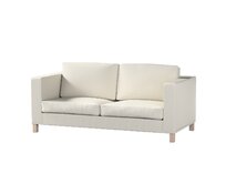 Dekoria Potah na pohovku IKEA  Karlanda rozkládací, krátký, Silver stříbrošedá, pohovka Karlanda rozkládací, Cotton Panama, 702-45