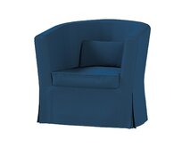 Dekoria Potah na křeslo IKEA Ektorp Tullsta, Ocean blue mořská modrá, křeslo Ektorp Tullsta, Cotton Panama, 702-48