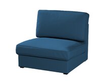 Dekoria Potah na neskládací křeslo IKEA Kivik, Ocean blue mořská modrá, křeslo Kivik, Cotton Panama, 702-48