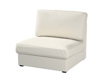 Dekoria Potah na neskládací křeslo IKEA Kivik, Silver stříbrošedá, křeslo Kivik, Cotton Panama, 702-45