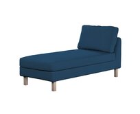 Dekoria Potah na šezlong IKEA Karlstad samostatný, krátký, Ocean blue mořská modrá, Potah na šezlong Karlstad samostatný, Cotton Panama, 702-48