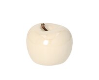 Dekoria Dekorace Apple white, 8 x 8 x 6 cm