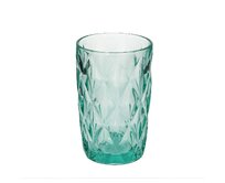 Dekoria Sklo Basic Turquoise 350ml, ⌀8 x 12,5cm