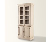 Dekoria Skříň Gordes 115x54x241 cm cream, 115x54x241 cm