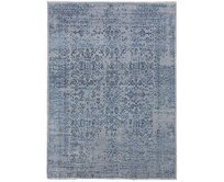 Diamond Carpets koberce Ručně vázaný kusový koberec Diamond DC-JK 1 Silver/blue - 180x275 cm Modrá, Velké (190x270 cm a větší), Přírodní