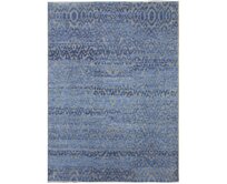 Diamond Carpets koberce Ručně vázaný kusový koberec Diamond DC-EKT 6 Silver/light blue - 180x275 cm Modrá, Velké (190x270 cm a větší), Přírodní