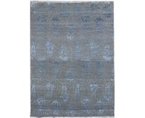 Diamond Carpets koberce Ručně vázaný kusový koberec Diamond DC-EKT 10 Silver/blue - 180x275 cm Modrá, Velké (190x270 cm a větší), Přírodní