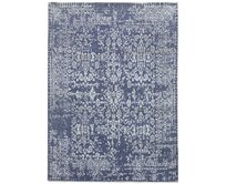 Diamond Carpets koberce Ručně vázaný kusový koberec Diamond DC-JK 1 Jeans blue/silver - 245x305 cm Modrá, Velké (190x270 cm a větší), Přírodní