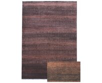 Diamond Carpets koberce Ručně vázaný kusový koberec Diamond DC-MCN Black/rust - 180x275 cm Hnědá, Velké (190x270 cm a větší), Přírodní