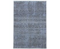 Diamond Carpets koberce Ručně vázaný kusový koberec Diamond DC-JK 1 Jeans blue/black - 180x275 cm Modrá, Velké (190x270 cm a větší), Přírodní