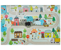 Obsession koberce Dětský kusový koberec Torino kids 231 STREET - 160x230 cm Vícebarevná, Střední (80x160 - 164x240), Syntetický (umělý)