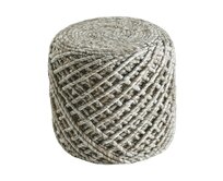 Obsession koberce Sedací vak ROYAL POUF POR 888 Sand - 40 x 40 x 40 cm cm Béžová, výška cca 40-45 cm, Syntetický (umělý)