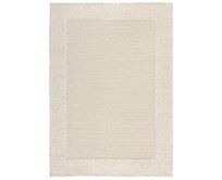 Flair Rugs koberce Kusový koberec Rue Plait Natural - 160x230 cm Bílá, Velké (190x270 cm a větší), Přírodní