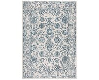 Flair Rugs koberce Kusový koberec Wool Loop Yasmin Ivory/Blue - 160x230 cm Modrá, Velké (190x270 cm a větší), Přírodní