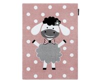 Dywany Łuszczów Dětský kusový koberec Petit Dolly sheep pink - 140x190 cm Růžová, Velké (190x270 cm a větší), Syntetický (umělý)