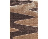 Berfin Dywany AKCE: 160x220 cm Kusový koberec Seher 3D 2652 Brown Beige - 160x220 cm Béžová, Střední (80x160 - 164x240), Syntetický (umělý)