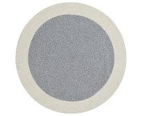 NORTHRUGS - Hanse Home koberce Kusový koberec Braided  Grey Creme kruh - 200x200 (průměr) kruh cm Šedá, Střední (80x160 - 164x240), Syntetický (umělý)