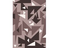 GDmats koberce Designový kusový koberec Triangle od Jindřicha Lípy - 120x170 cm Béžová, Velké (190x270 cm a větší), Syntetický (umělý)