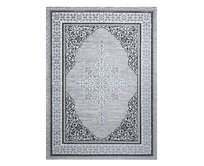 Dywany Łuszczów Kusový koberec Gloss 8490 52 Ornament ivory/grey - 160x220 cm Šedá, Velké (190x270 cm a větší), Syntetický (umělý)