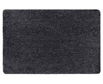 Hanse Home Collection koberce Rohožka Clean & Go  Black Anthracite - 45x67 cm Černá, Malé (80x150 cm a menší), Syntetický (umělý)